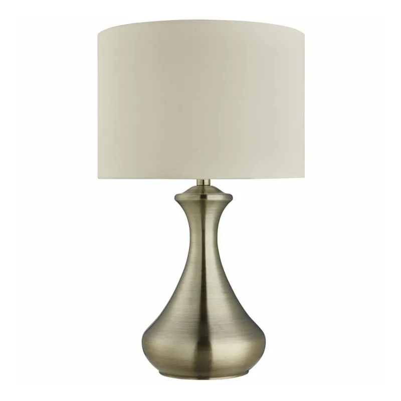 Beżowa lampa stołowa Searchlight Touch Bonami Darmowy zwrot