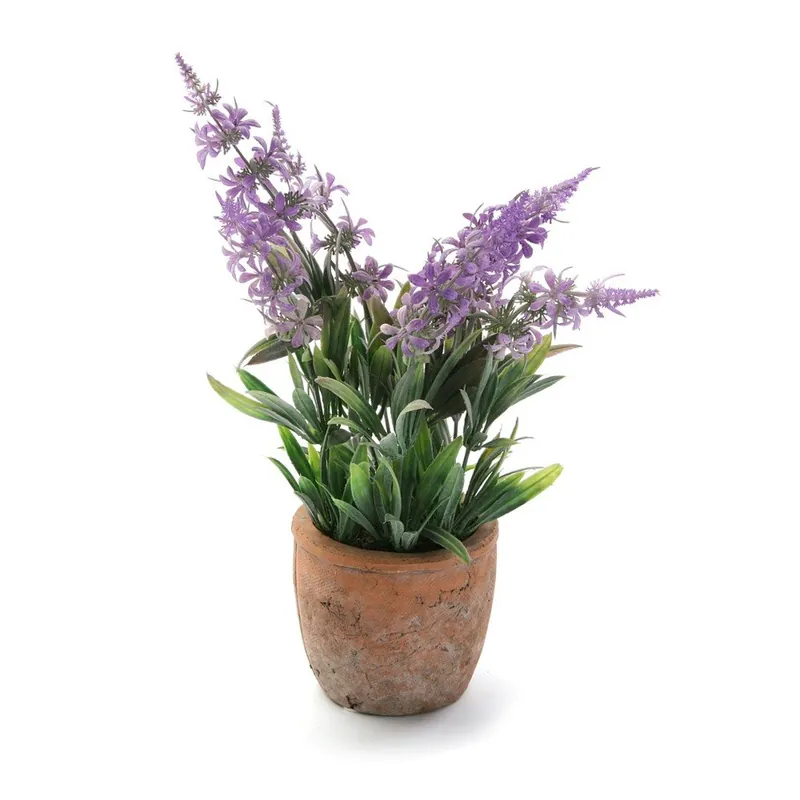 Rabat Brązowa doniczka ze sztuczną lawendą Versa Lavender Bonami