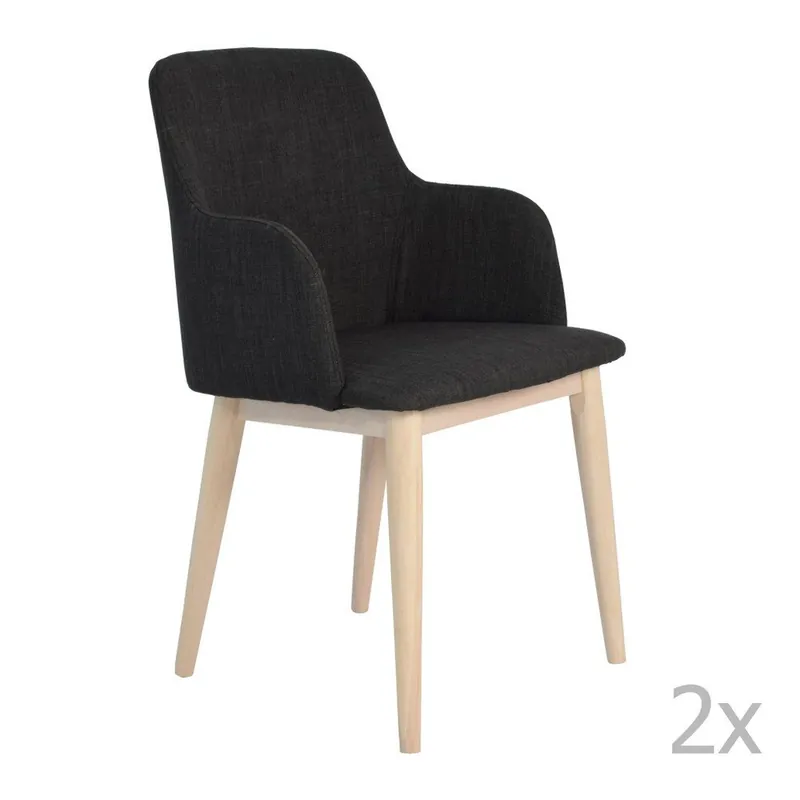 Czarne krzesło RGE Edgar Bonami Oferta