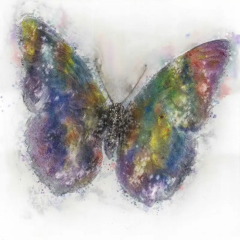 Obraz ręcznie malowany Vivorum Butterfly Bonami Cena promocyjna