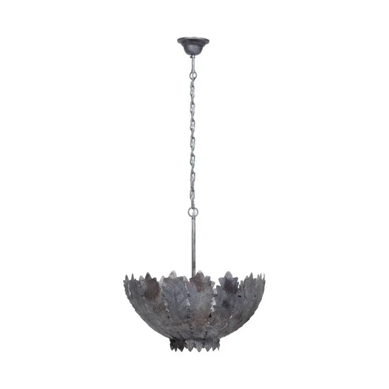 Srebrna lampa wisząca Vivorum Laurel, ⌀ 77 cm Bonami Ekspresowa dostawa
