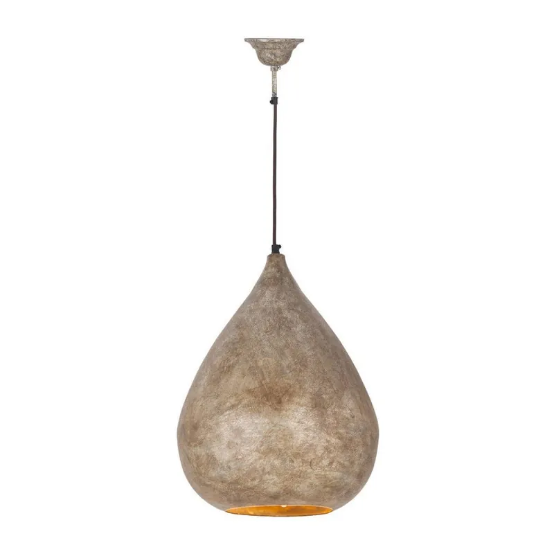 Brązowa lampa wisząca Vivorum Lofty, ⌀ 33 cm Bonami Nie przegap