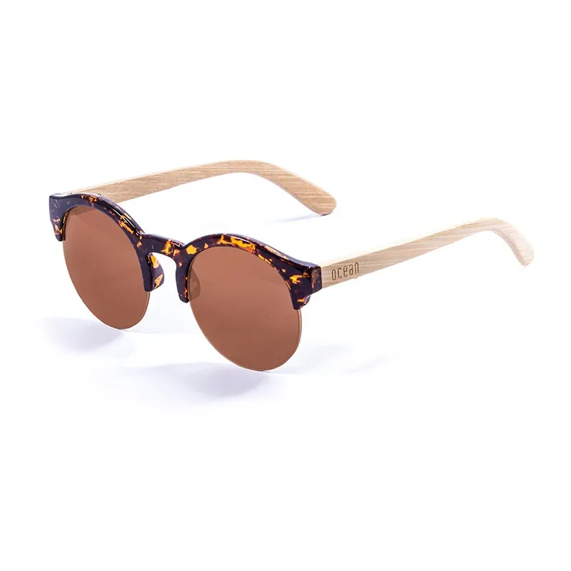 Łatwy zwrot Bambusowe okulary przeciwsłoneczne z brązowymi szkłami Ocean Sunglasses Sotavento Conner Bonami