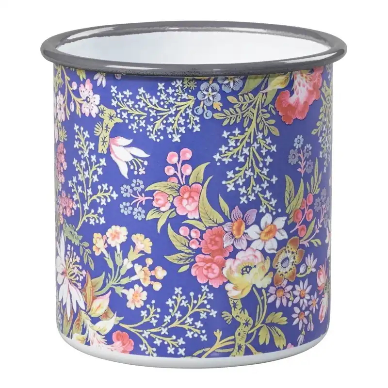 Ostatnie sztuki Niebieski emaliowany kubek bez ucha V&A, 400 ml Bonami
