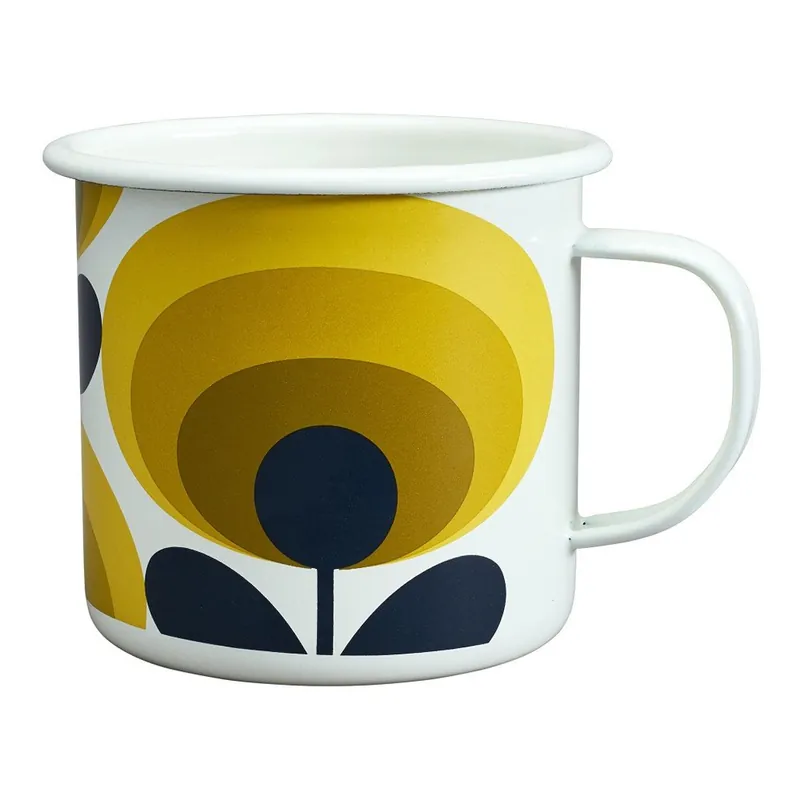 Emaliowany kubek Orla Kiely Dandelion, 500 ml Bonami Zniżka