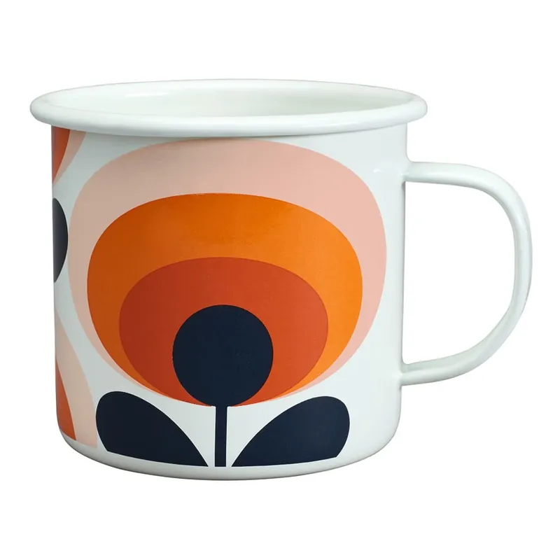Kup teraz Emaliowany kubek Orla Kiely Gerbera, 500 ml Bonami