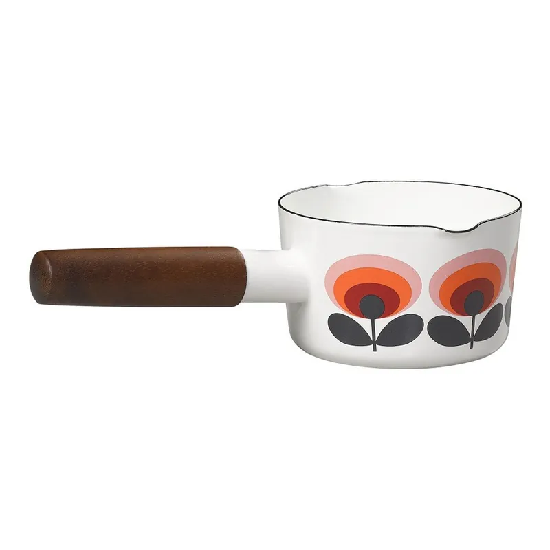 Obniżka ceny Emaliowany rondel Orla Kiely Gerbera, 500 ml Bonami