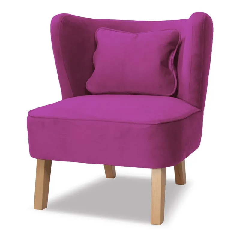 Taniej Różowy fotel Rodier Organza Bonami
