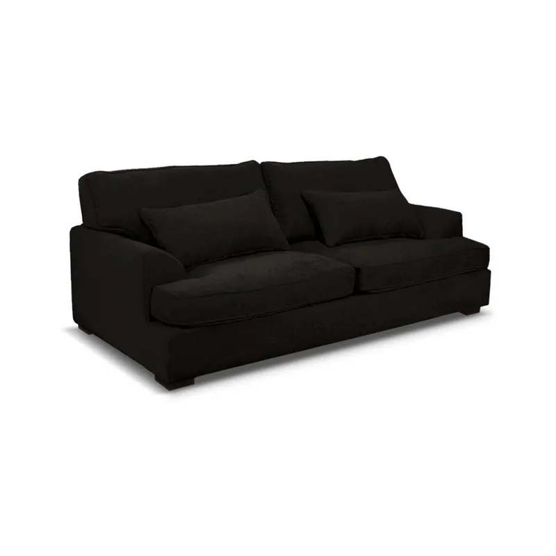 Ostatnie sztuki Czarna sofa czteroosobowa Rodier Ferrandine Bonami