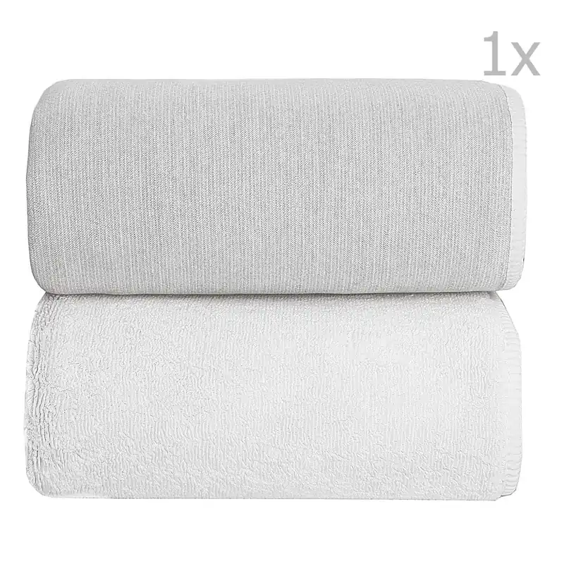 Biały ręcznik Graccioza Elegance, 30x50 cm Bonami Oferta limitowana