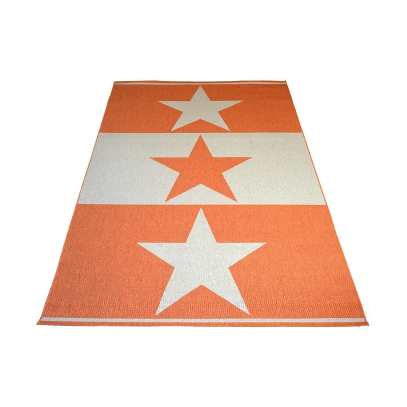 Pomarańczowy wytrzymały dywan Floorita Orange Star, 200x290 cm Bonami Bestseller