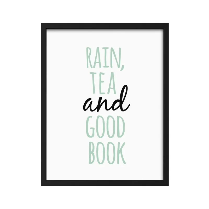 Oferta limitowana Plakat w ramie We Love Home Rain, 40x50 cm Bonami