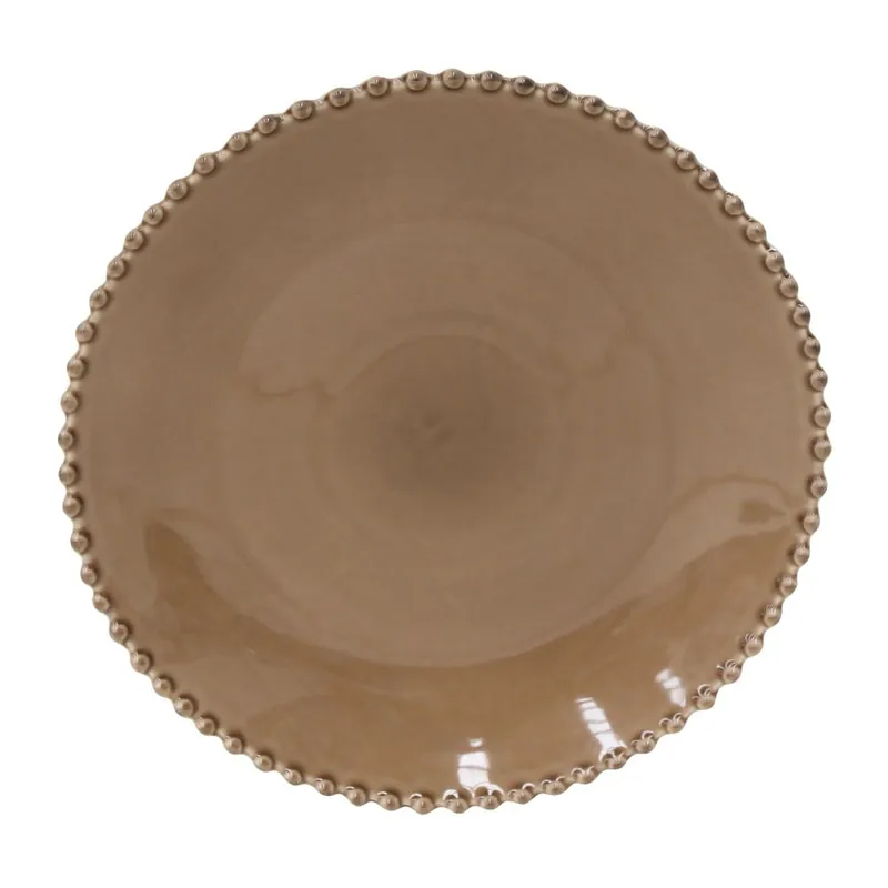 Okazja Brązowy talerz kamionkowy Costa Nova Pearl, ⌀ 28 cm Bonami