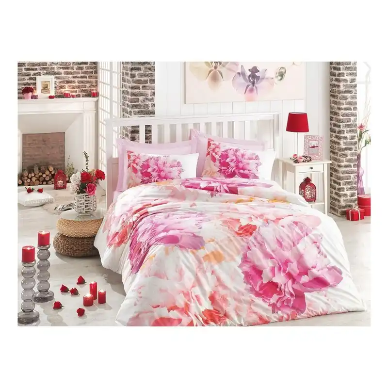 Bawełniana pościel dwuosobowa z prześcieradłem Dreamy Lady, 200x220 cm Bonami Premium