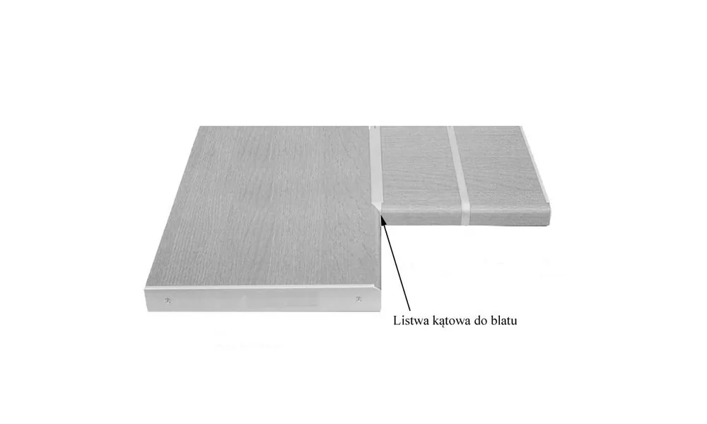 Listwa kątowa do łączenia blatów 28/600 Ostatnie sztuki