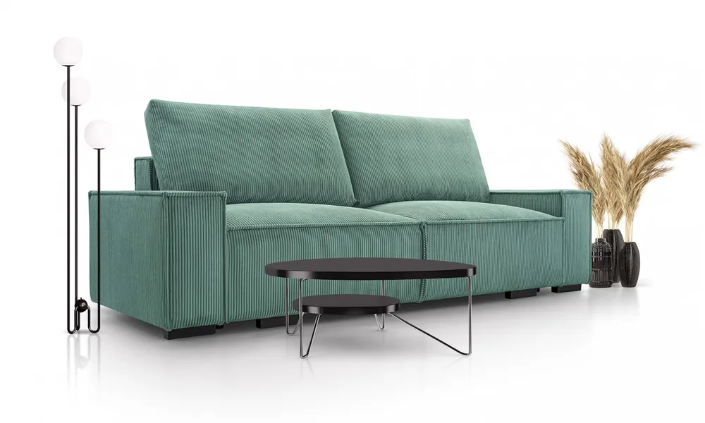 Szybka dostawa Turkusowa sofa Simba, dostępna również w innych kolorach