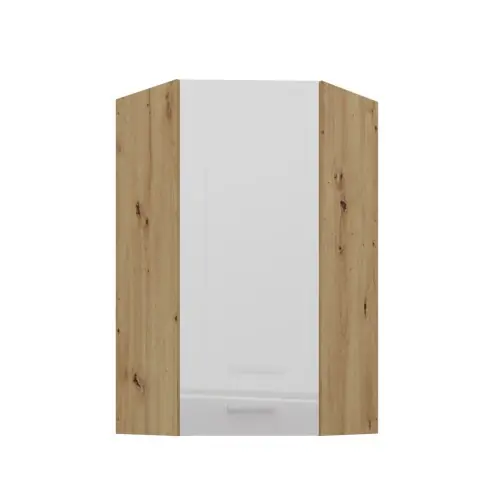 Szafka górna narożna Artisan biały połysk 60x60 GN-108 (45°) 1F Zniżka