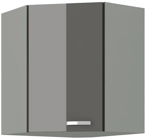 Bezpieczna płatność Szafka górna narożna Grey 60x60 GN-72 (45°) 1F