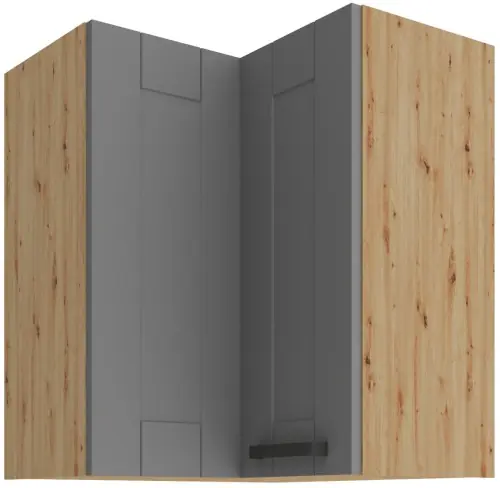 Promocja Szafka górna narożna Luna Dust grey/artisan 60x60 GN-72 (90°) 2F