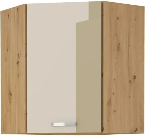 Tani Szafka narożna Artisan Cappucino połysk 60x60 GN-90 (45°) 1F