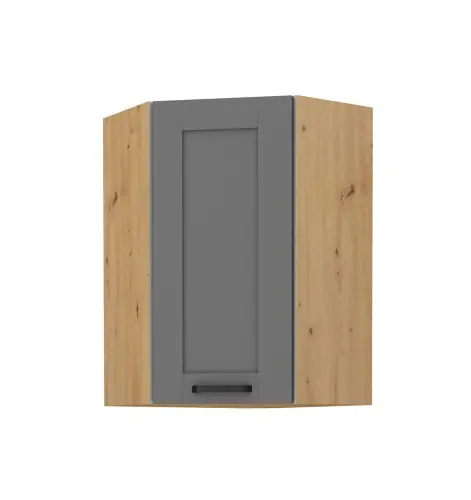Szafka narożna Luna Dust grey/artisan 60x60 GN-90 (45°) 1F Oferta czasowa