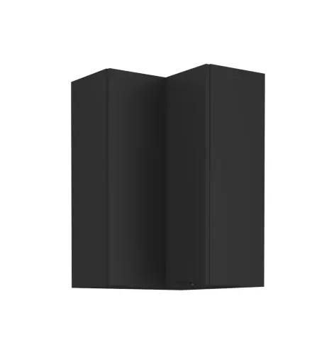 Szafka narożna Siena czarny 60x60 GN-72 1F (90°) Szybka wysyłka