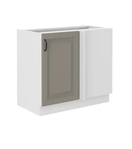 Zamów dziś Szafka narożna Stilo Clay Grey/biały 105 ND 1F BB