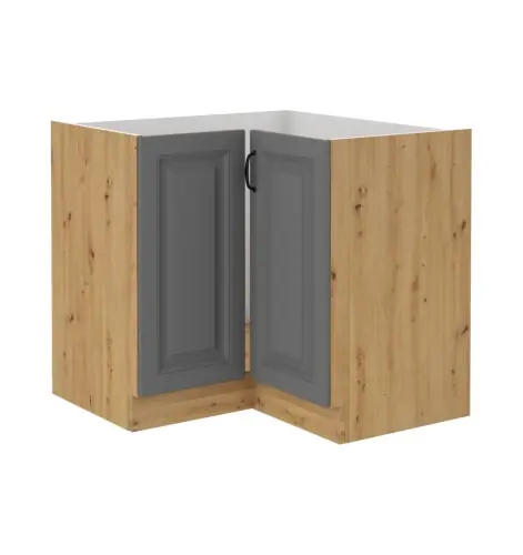 Szafka narożna Stilo Dust grey/artisan 90x90 ND 2F BB Ekspresowa dostawa