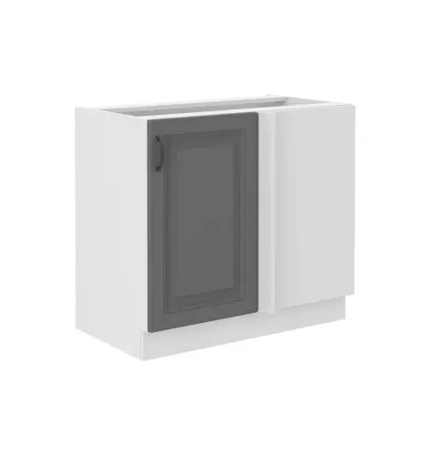 Szybka wysyłka Szafka narożna Stilo Dust grey/biały 105 ND 1F BB