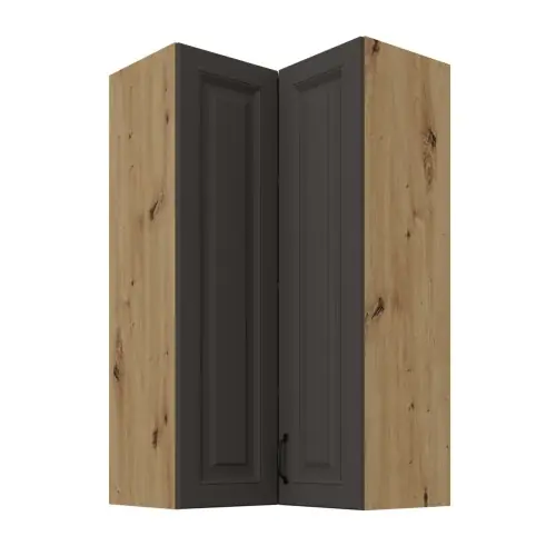 Cena promocyjna Szafka narożna Stilo Grafit/artisan 60x60 GN-108 (90°) 2F