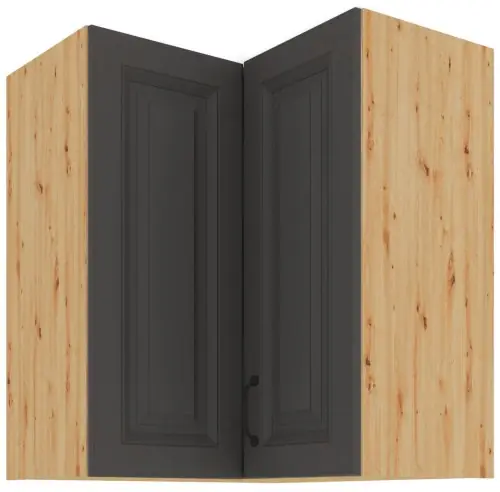 Taniej Szafka narożna Stilo Grafit/artisan 60x60 GN-72 (90°) 2F