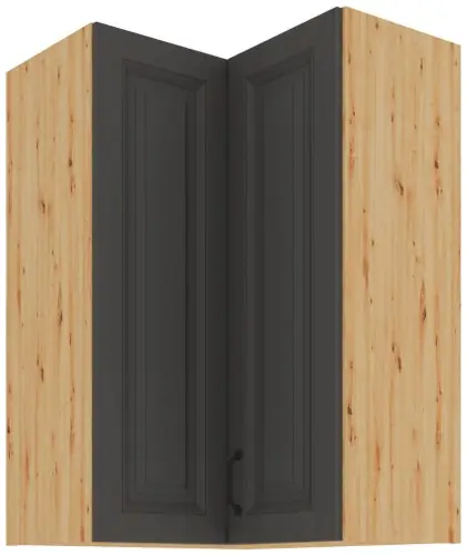 Szafka narożna Stilo Grafit/artisan 60x60 GN-90 (90°) 2F Ostatnie sztuki