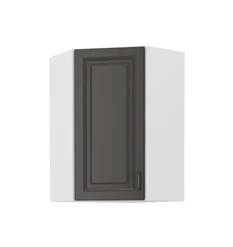 Cena promocyjna Szafka narożna Stilo Grafit/biały 60x60 GN-72 (45°) 1F