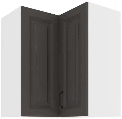 Szafka narożna Stilo Grafit/biały 60x60 GN-72 (90°) 2F Okazja