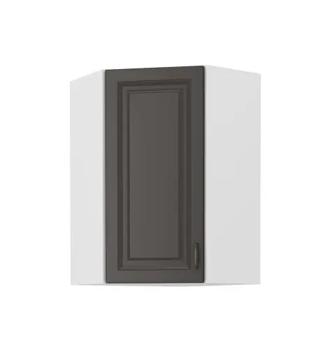 Szafka narożna Stilo Grafit/biały 60x60 GN-90 (45°) 1F Okazja