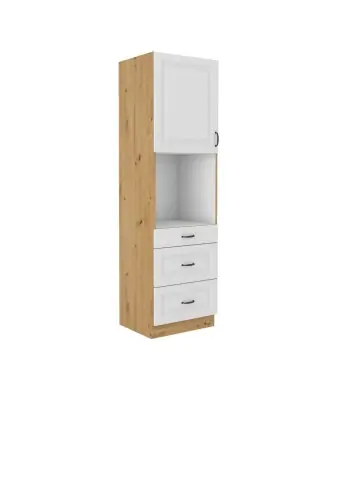 Szafka stojąca do zabudowy piekarnika Stilo biały/artisan 60 DPS-210 3S 1F Wybór klientów