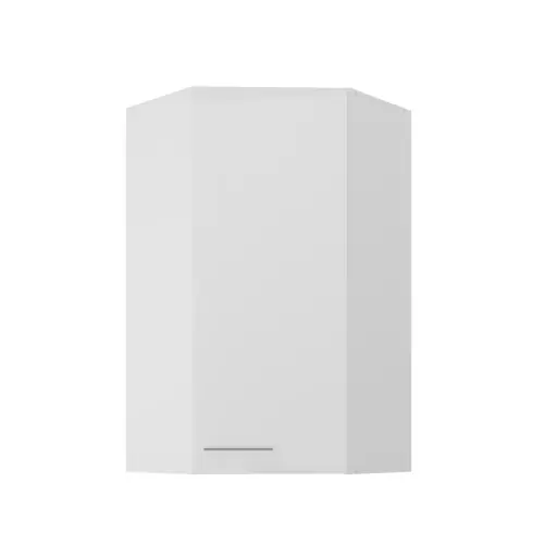 Oferta Szafka wisząca narożna Lara biały połysk 60x60 GN-108 (45°) 1F