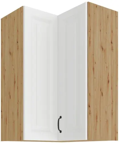 Dostępne od ręki Szafka wisząca narożna Stilo biały/artisan 60x60 GN-90 (90°) 2F