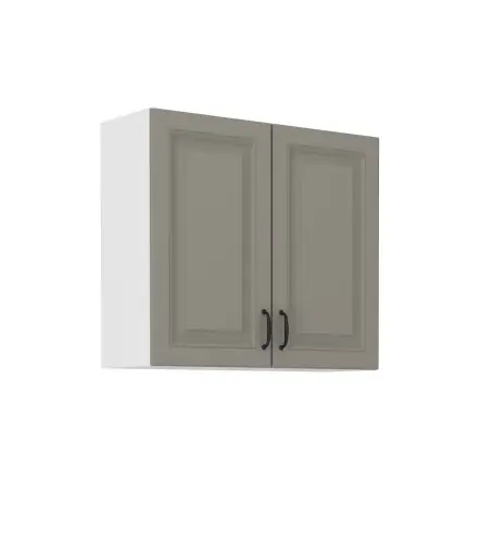 Ostatnie sztuki Szafka wisząca Stilo Clay Grey/biały 80 G-72 2F