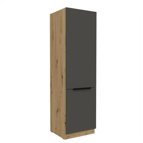 Nowy Zabudowa lodówki Aria grafit/artisan 60 LO-210 2F