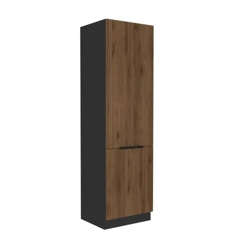 Zabudowa lodówki Monza orzech 60 LO-210 2F Łatwy zwrot