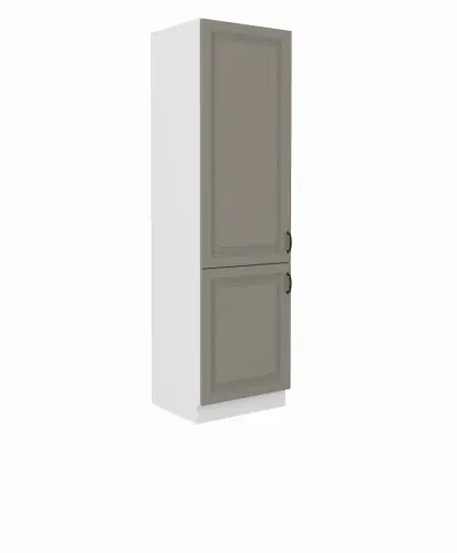 Zabudowa lodówki Stilo Clay Grey/biały 60 LO-210 2F Nowość