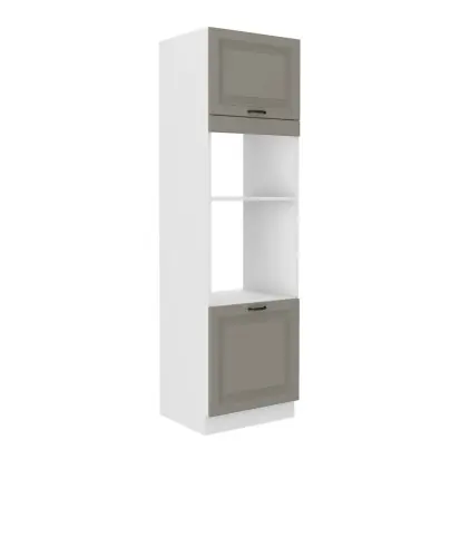 Tylko dziś Zabudowa piekarnika i mikrofali Stilo Clay Grey/biały 60 DPM-210 2F