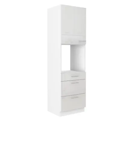 Oferta limitowana Zabudowa piekarnika Lara biały połysk 60 DPS-210 3S 1F