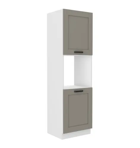 Zabudowa piekarnika Luna Clay Grey/biały 60 DP-210 2F Cena promocyjna
