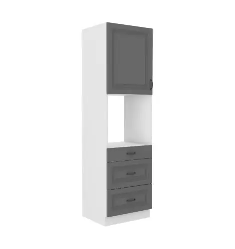 Zabudowa piekarnika Stilo Dust grey/biały 60 DPS-210 3S 1F Hit cenowy