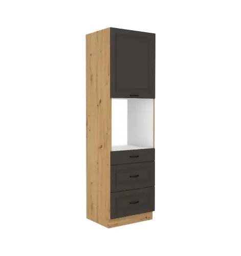 Darmowy zwrot Zabudowa piekarnika Stilo Grafit/artisan 60 DPS-210 3S 1F