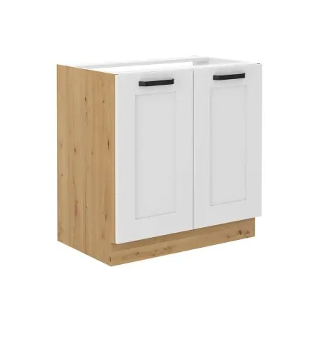 Zabudowa zlewu Luna biały/artisan 80 ZL 2F BB Wyjątkowa oferta