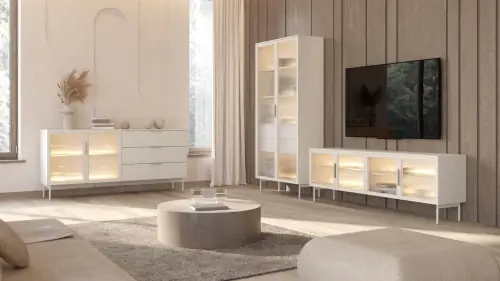 Popularny Zestaw mebli do salonu LUMI kaszmir