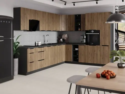 Tylko dziś Zestaw mebli kuchennych Monza 310 na 250cm z blatem